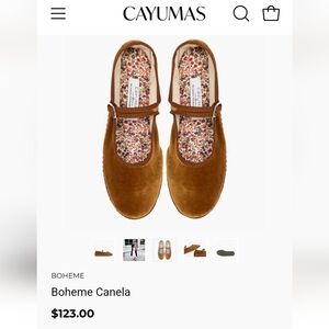 Cayumas Velvet Made in Italy Balet Flat